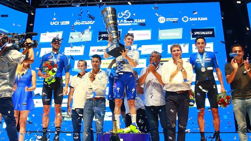 El belga Evenepoel se quedó con la Vuelta a San Juan