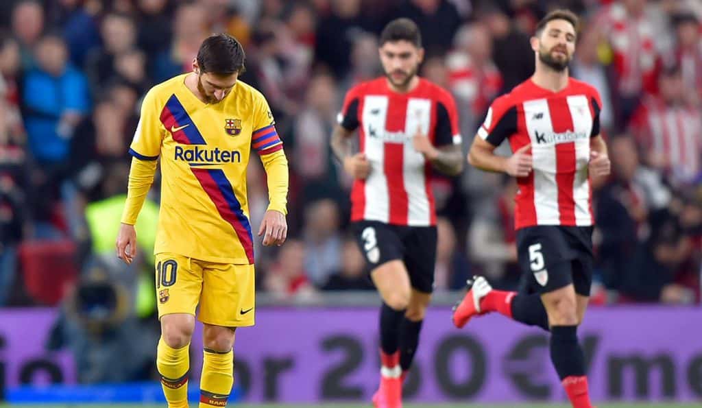 Barcelona sufrió un duro golpe en Bilbao