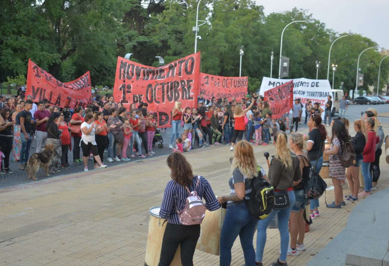 El Movimiento Primero de Octubre se manifestó contra el “feminismo burgués”