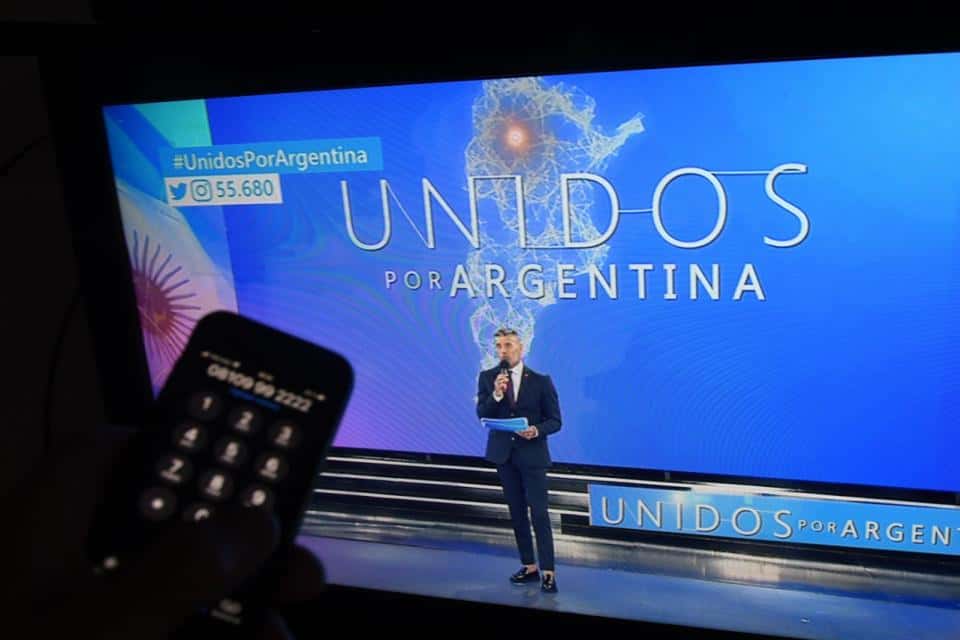 Inédito maratón de TV “Unidos por Argentina” reunió casi 88 millones de pesos contra la pandemia