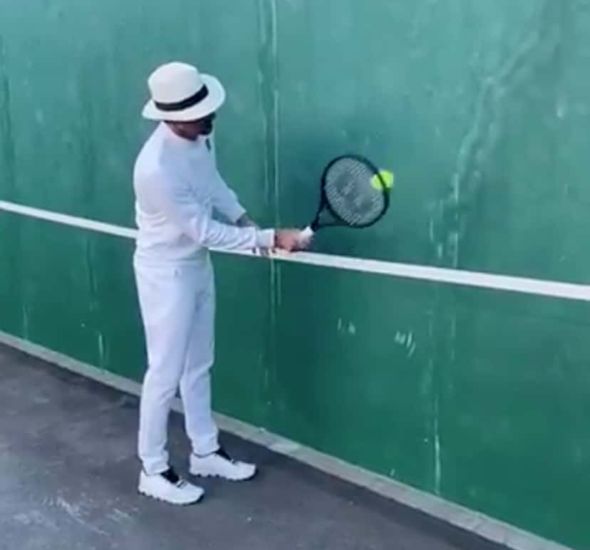 El particular video de Roger Federer que se volvió viral en las redes