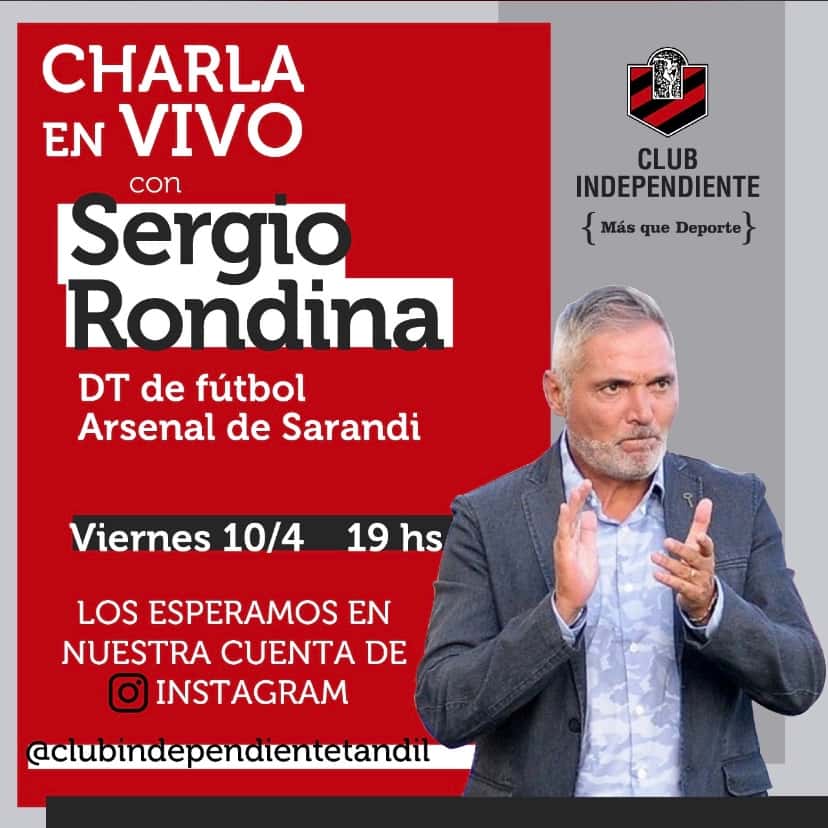 Independiente realizará charlas en vivo con referentes del deporte nacional