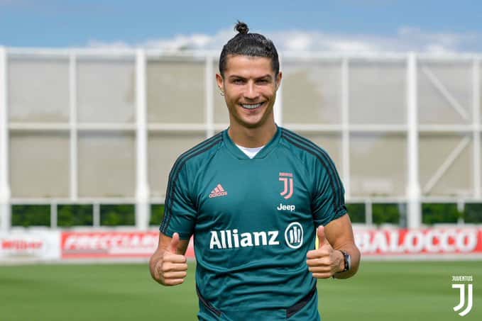 Cristiano Ronaldo volvió a entrenarse en Juventus