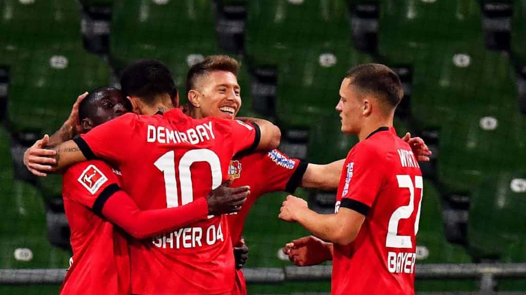 El Leverkusen de Alario se presentó con goleada