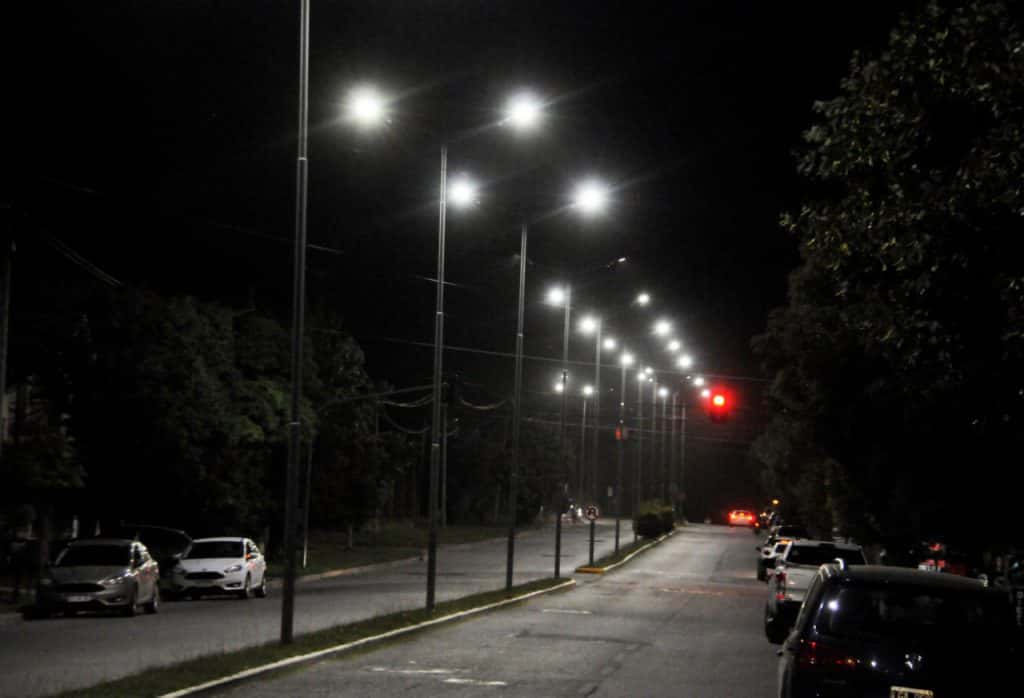 Usina y Municipio avanzan con una nueva etapa del plan de  recambio de luminarias led en el alumbrado público