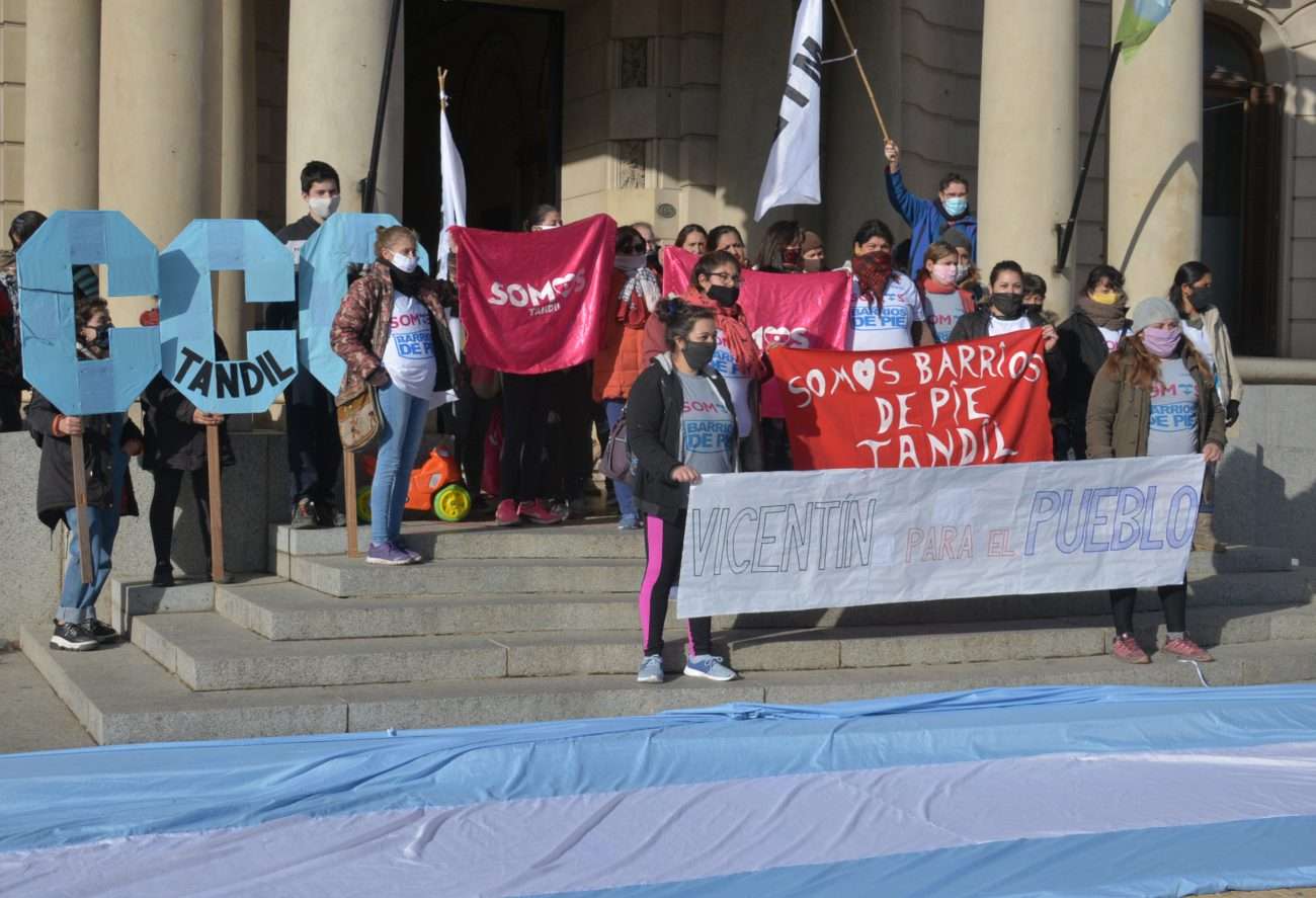 Organizaciones sociales se manifestaron frente al Municipio en apoyo a la nacionalización de Vicentin