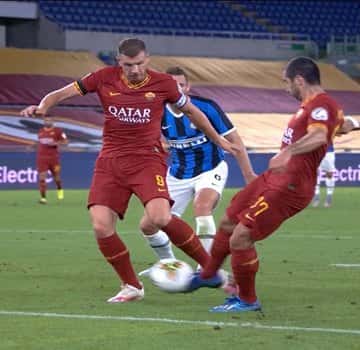 Roma e Inter terminaron igualados en la capital