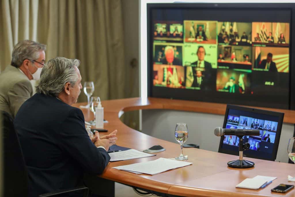 Alberto Fernández compartió la Cumbre del Mercosur con el brasileño Jair Bolsonaro