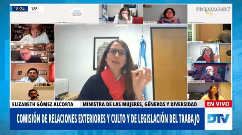 EN VIVO | La ministra Gómez Alcorta se presenta en Diputados para debatir sobre violencia y acoso laboral
