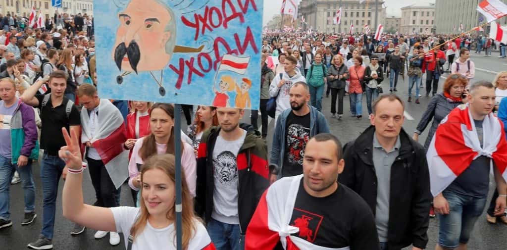 Nuevas protestas contra Alexander Lukashenko, presidente bielorruso