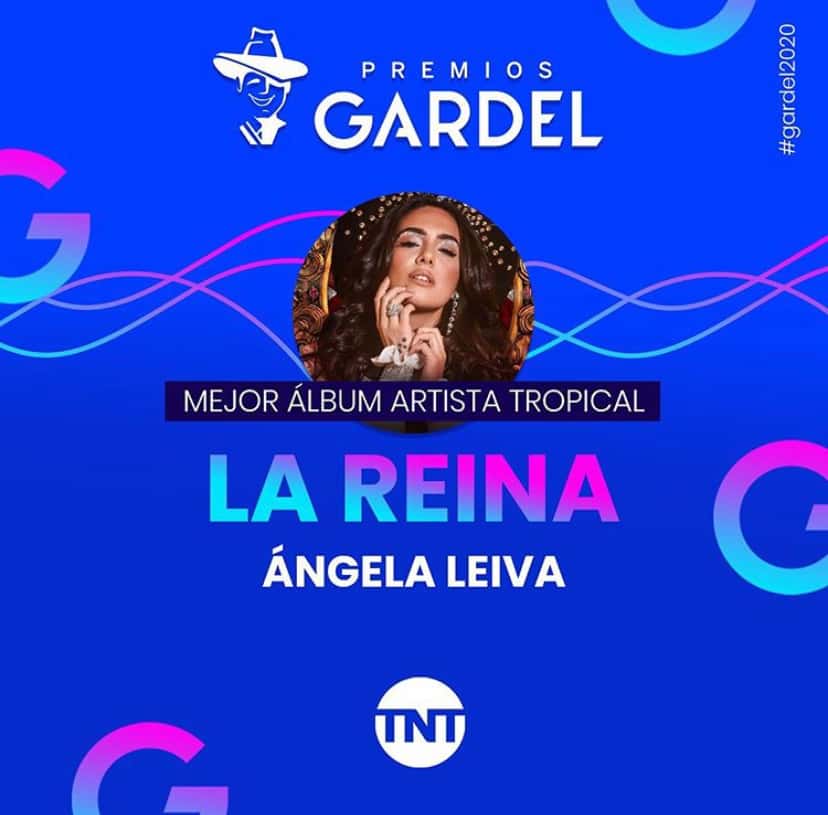 La tandilense Ángela Leiva ganó el Premio Gardel como mejor álbum artista tropical