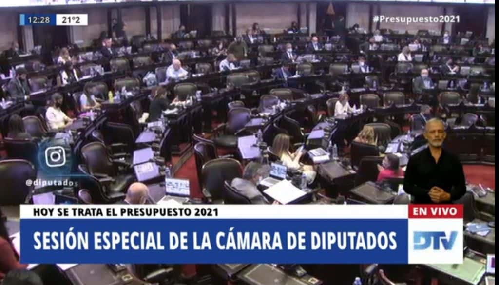 EN VIVO | En sesión especial, Diputados debate el Presupuesto 2021