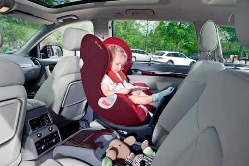 Sillas en los autos para niños