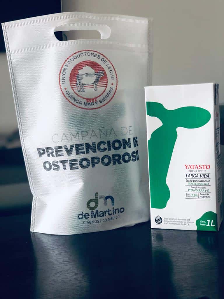 De Martino y la Cuenca Lechera unidos nuevamente en la prevención de la osteoporosis