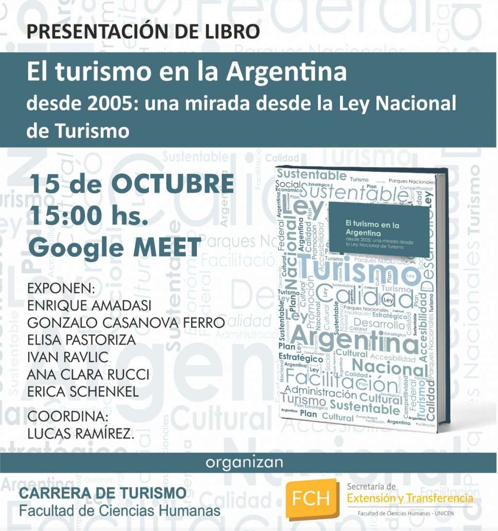 Presentarán un libro sobre  el turismo en la Argentina