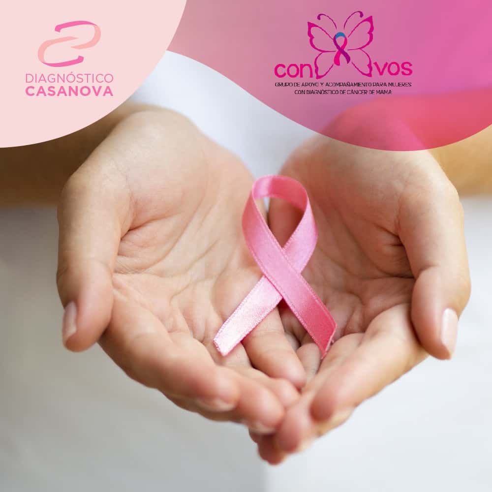Diagnóstico Casanova, comprometido con la detección temprana, en acciones conjuntas al grupo “Con vos” en el mes de la concientización del cáncer de mama