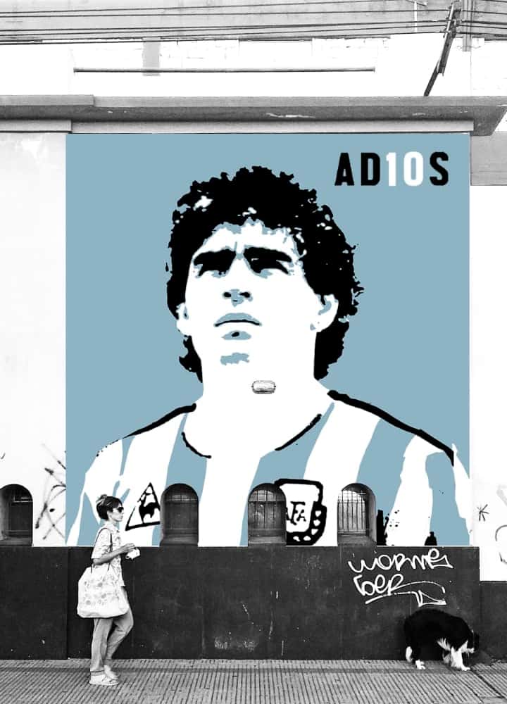 Un homenaje tandilense a Maradona en el Estadio San Martín