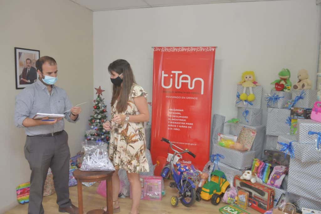 El Municipio realizó el sorteo de juguetes por Navidad