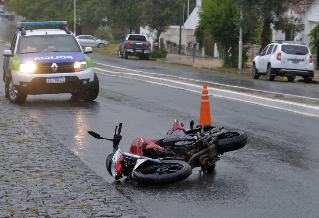 Un motociclista herido tras un choque en la zona de El Calvario
