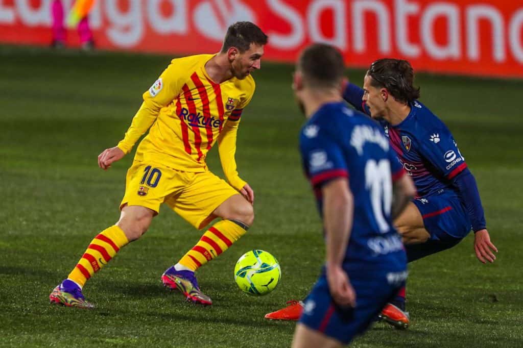 Una asistencia de Messi para el triunfo ante Huesca