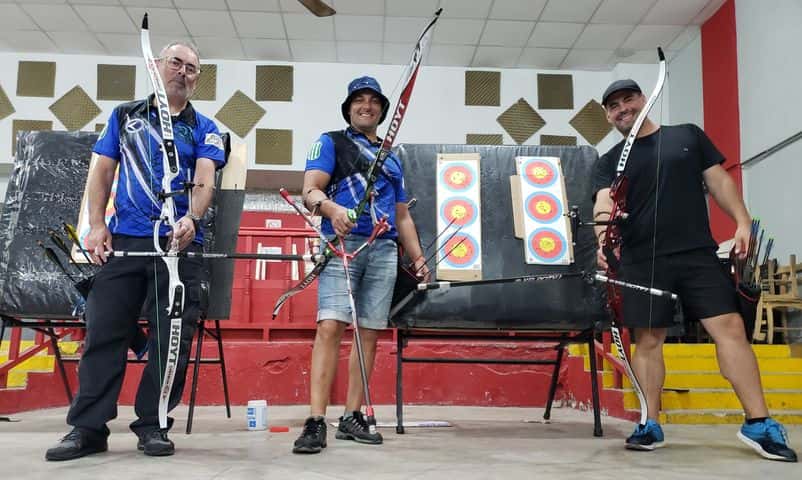 Tiro con arco: tres tandilenses se destacaron en un torneo internacional