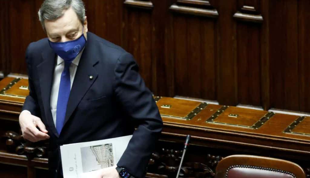 Mario Draghi fue confirmado como nuevo primer ministro italiano por el Parlamento