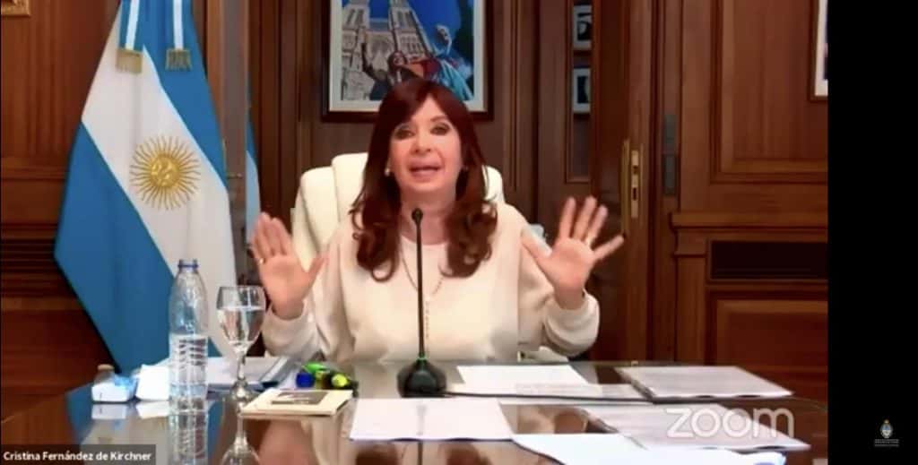 Cristina Kirchner sostuvo que la Justicia es responsable de lo que pasó con Macri