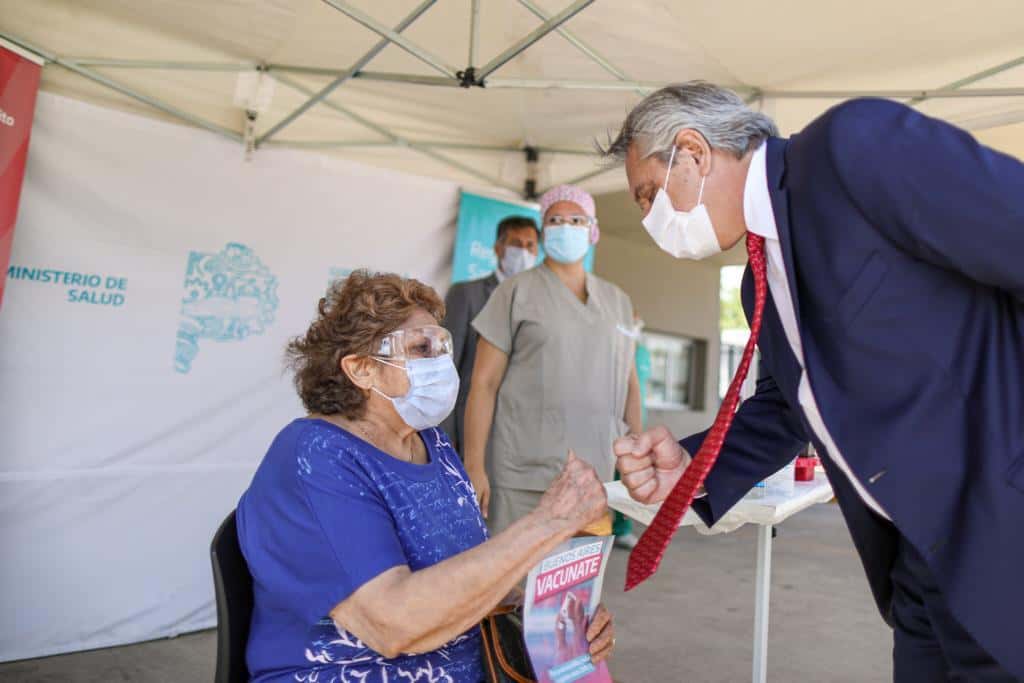Alberto Fernández celebró la vacunación del primer millón de argentinos contra el coronavirus