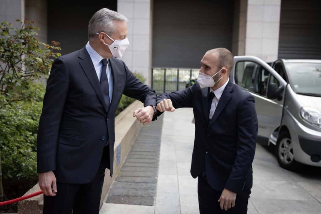 Guzmán se reunió con el ministro de finanzas de Francia y el Çlub de París 