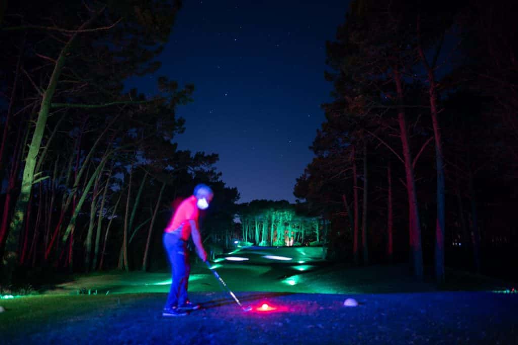 Cariló Golf presentó el primer golf nocturno de la Costa Atlántica