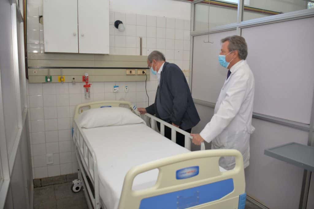Ante la llegada de  la segunda ola de Covid-19, el Hospital incorporó seis nuevas camas