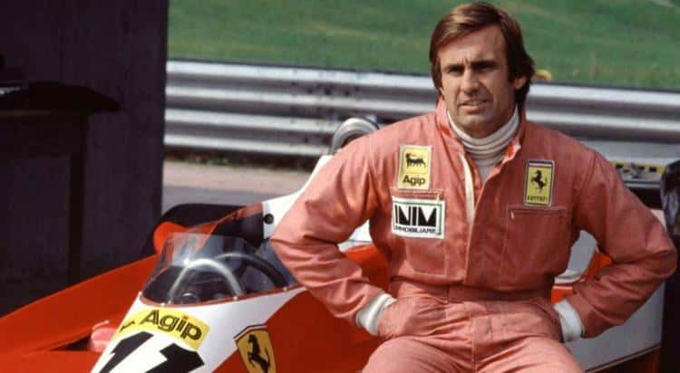 Ferrari no se olvidó del cumpleaños de Reutemann
