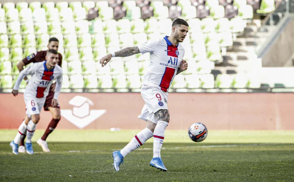 PSG se trepó a la punta con un gol de Mauro Icardi