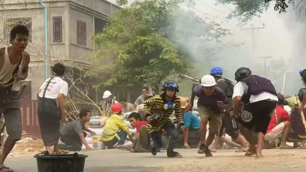 En Myanmar varios manifestantes murieron tras la represión de las fuerzas de seguridad