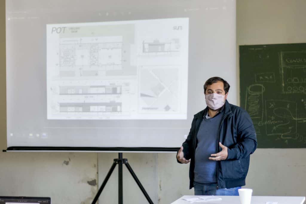 Álvaro Llambi visitó Tandil de cara al inicio de la obra de urbanización de Villa Laza