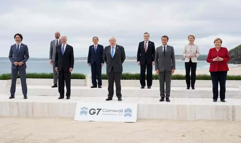 Vacunas, economía y cambio climático, los temas centrales en el inicio de la cumbre G7