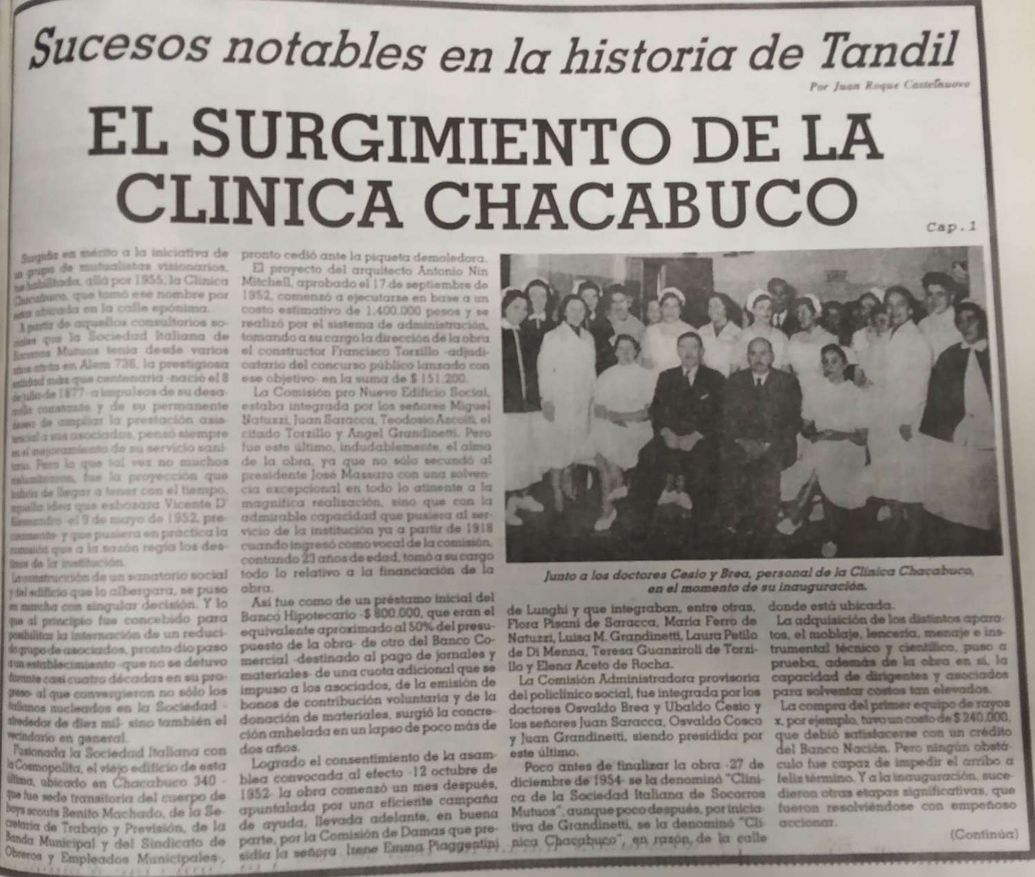 Capítulo 1: El surgimiento de la Clínica Chacabuco