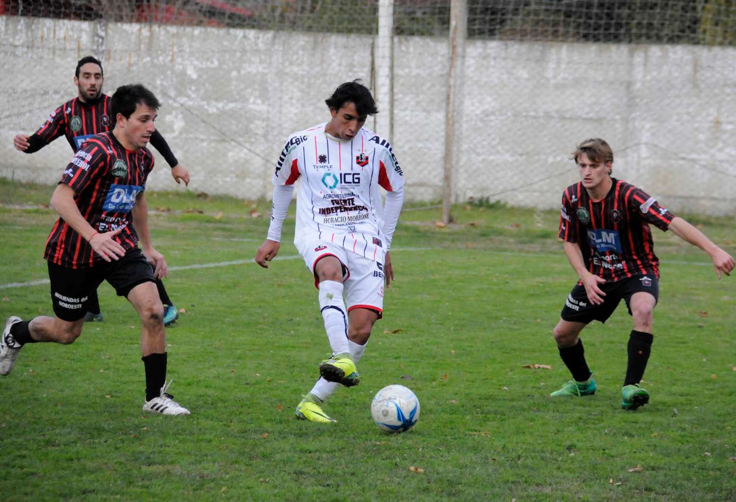 Cortadi, en un partido entre Independiente y Sarmiento de Ayacucho.