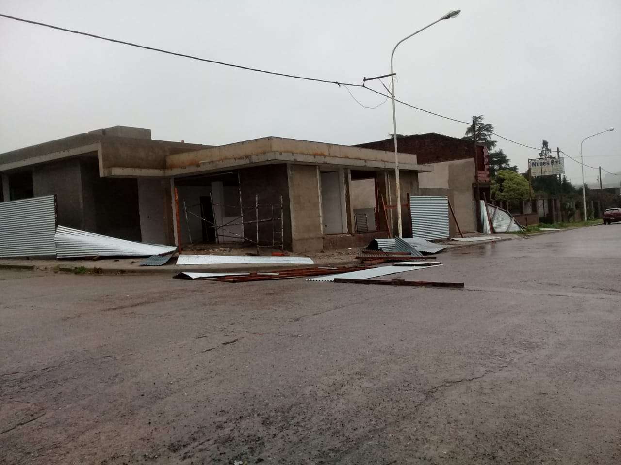 El temporal ocasionó severos daños en Tandil