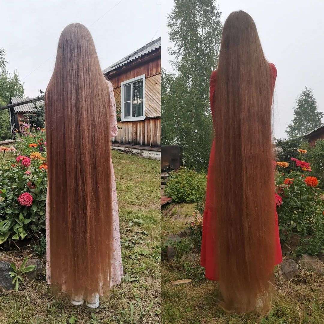 Mujer pelo largo