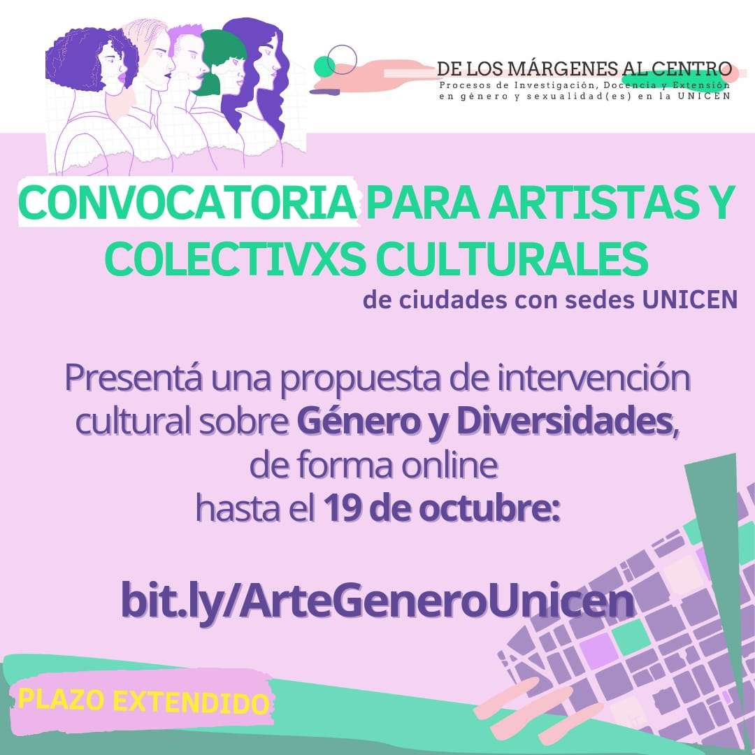 Jornada de Género de la Unicen: convocatoria a artistas y colectivos artísticos de la región