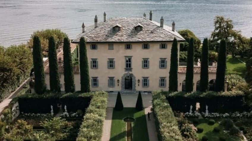La real y lujosa mansión de "House of Gucci"
