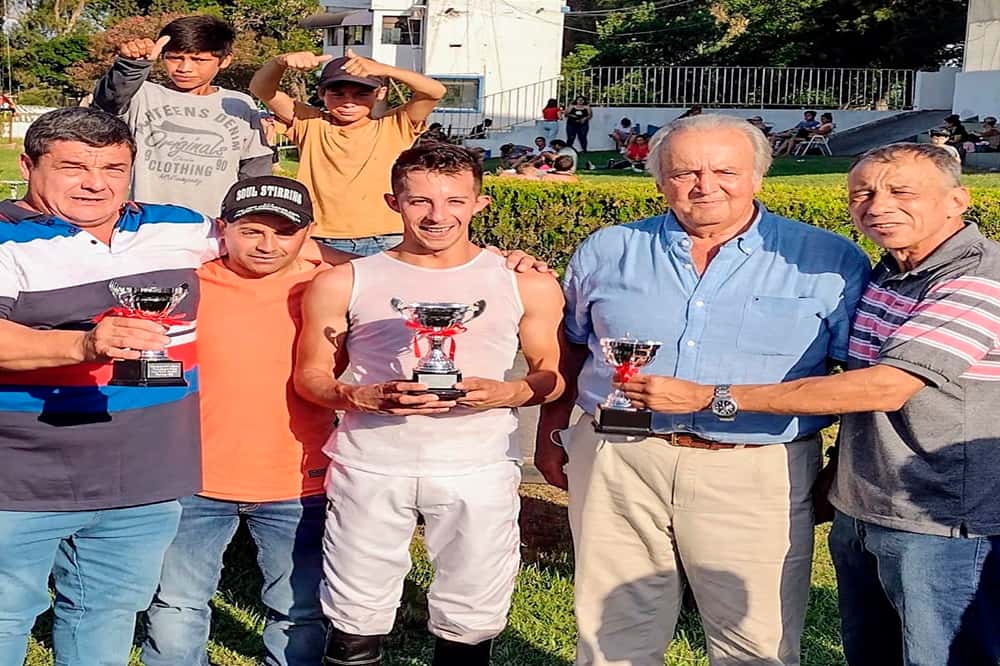 Con Fernando Vilches en la montura, el caballo entrenado por Esteban Zanor se impuso en la prueba oficial de la Copa UTTA – OSPAT