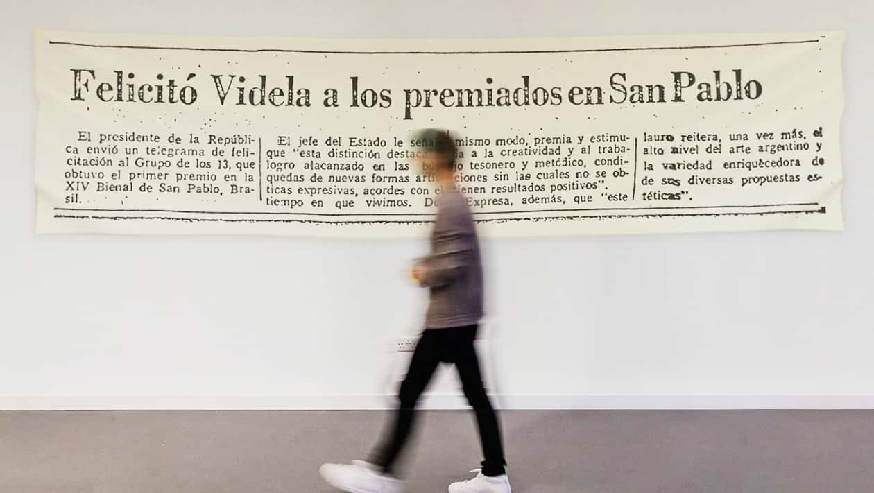 “Telegrama”, una obra de especial valor histórico para el arte argentino
