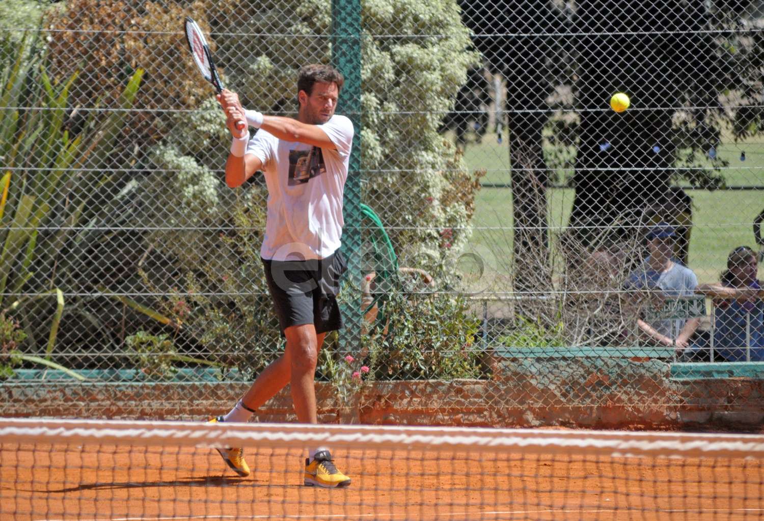 Del Potro entrena en Tandil con el objetivo de llegar al ATP de Buenos Aires