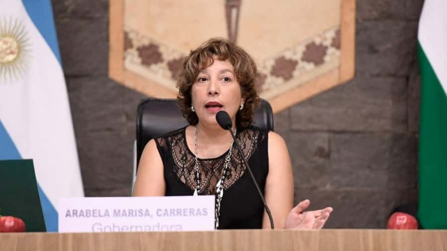 Arabela Carreras, gobernadora de Río Negro.