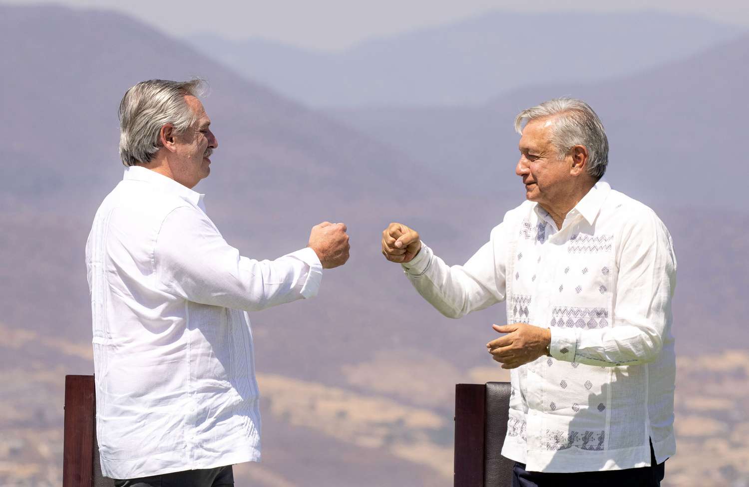 Alberto Fernández y Andrés Manuel López Obrador.