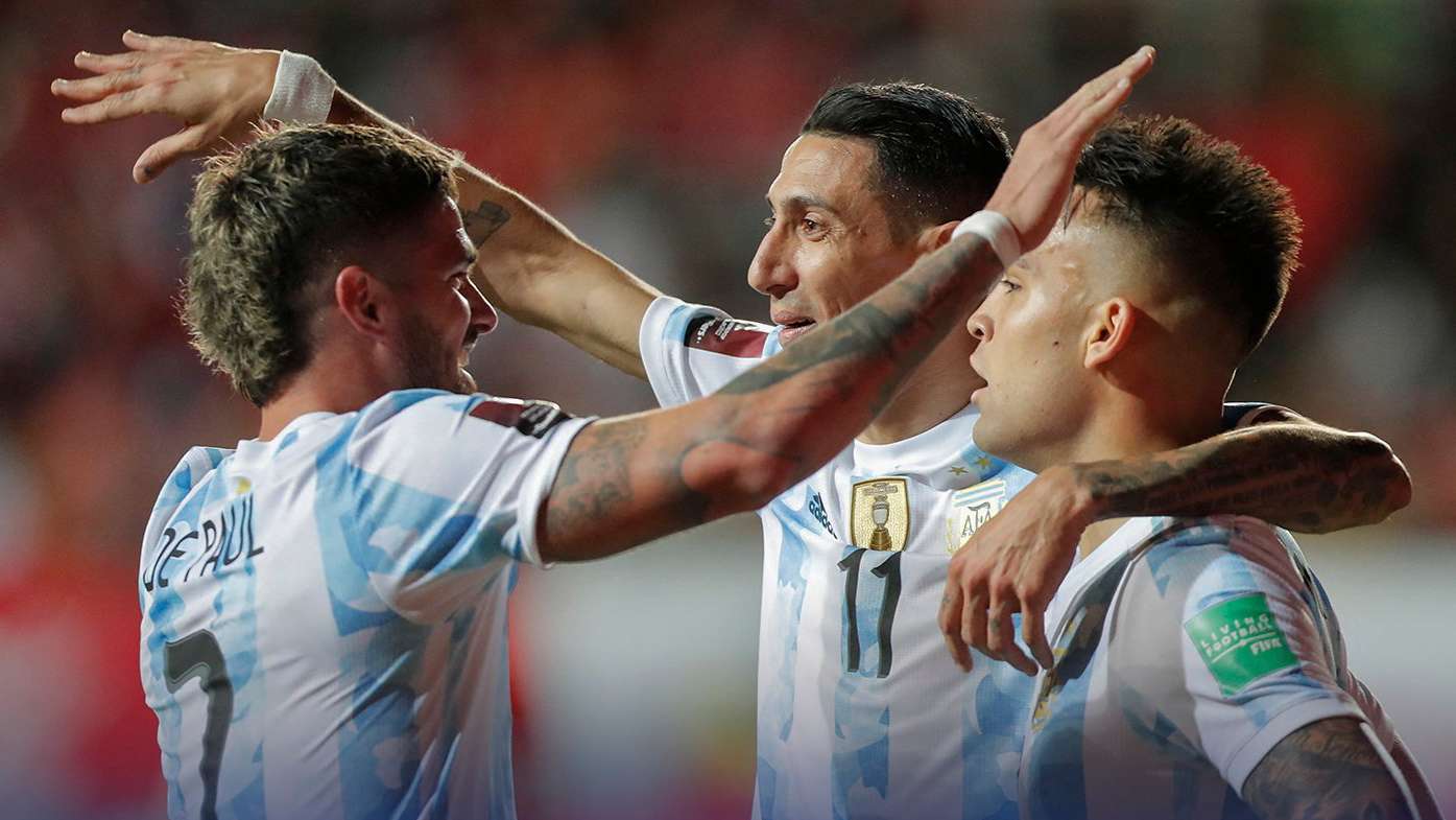 Argentina mostró carácter y le dio un duro golpe a Chile