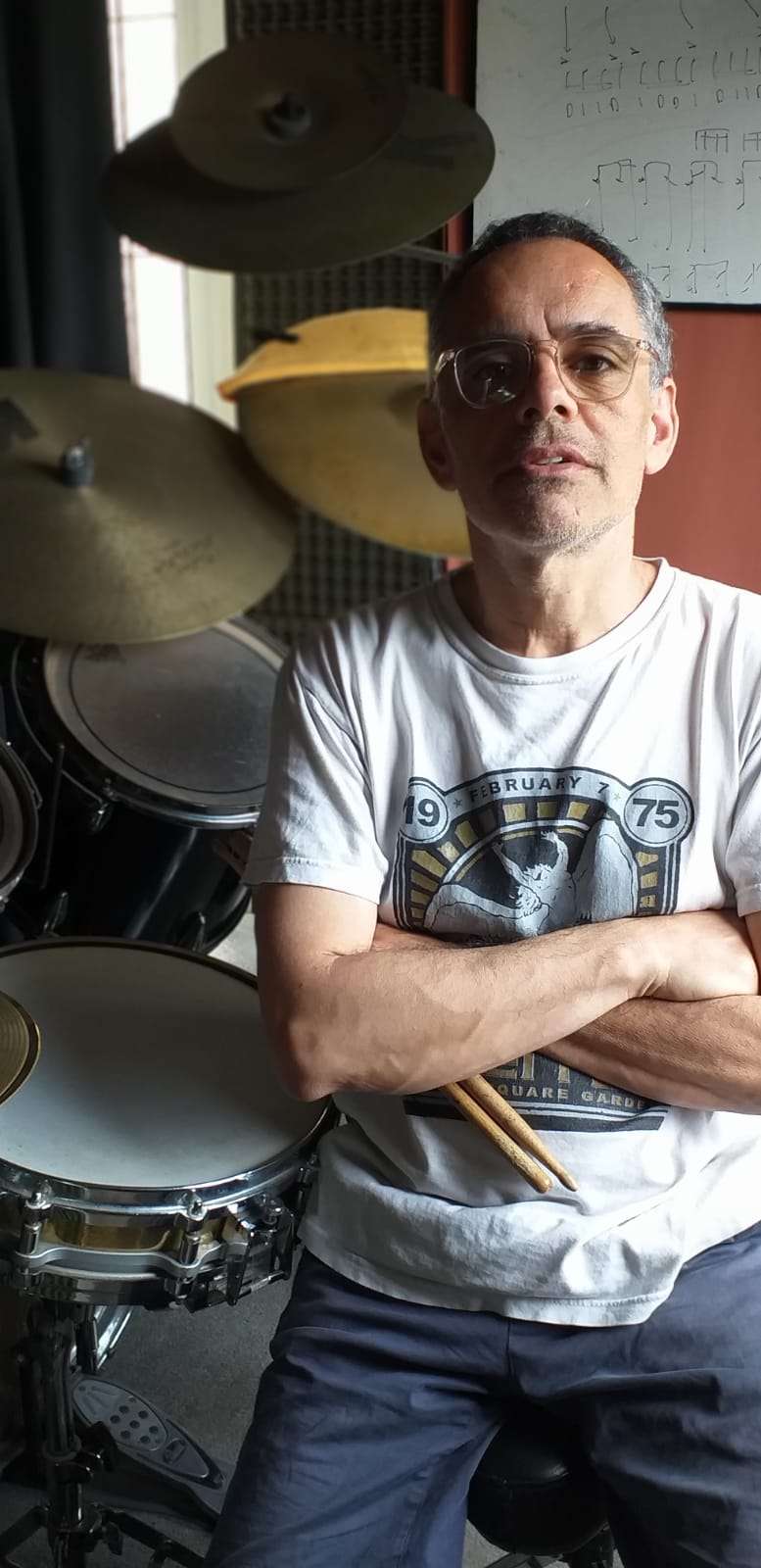 Pablo Suárez, baterista y profesor