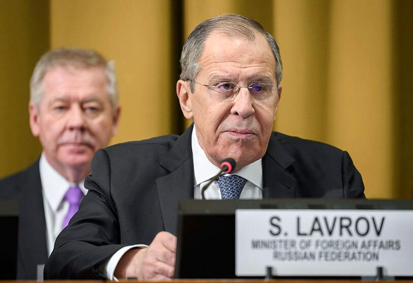 Serguei Lavrov, ministro de Relaciones Exteriores ruso.